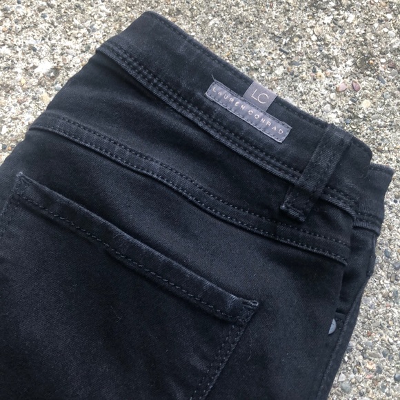 LC Lauren Conrad Denim - LC Lauren Conrad Black Skinny Jeans